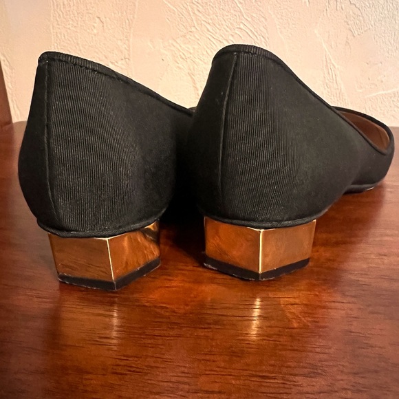 Tory Burch Regina Square Toe Low Block Heels - Picture 8 of 8